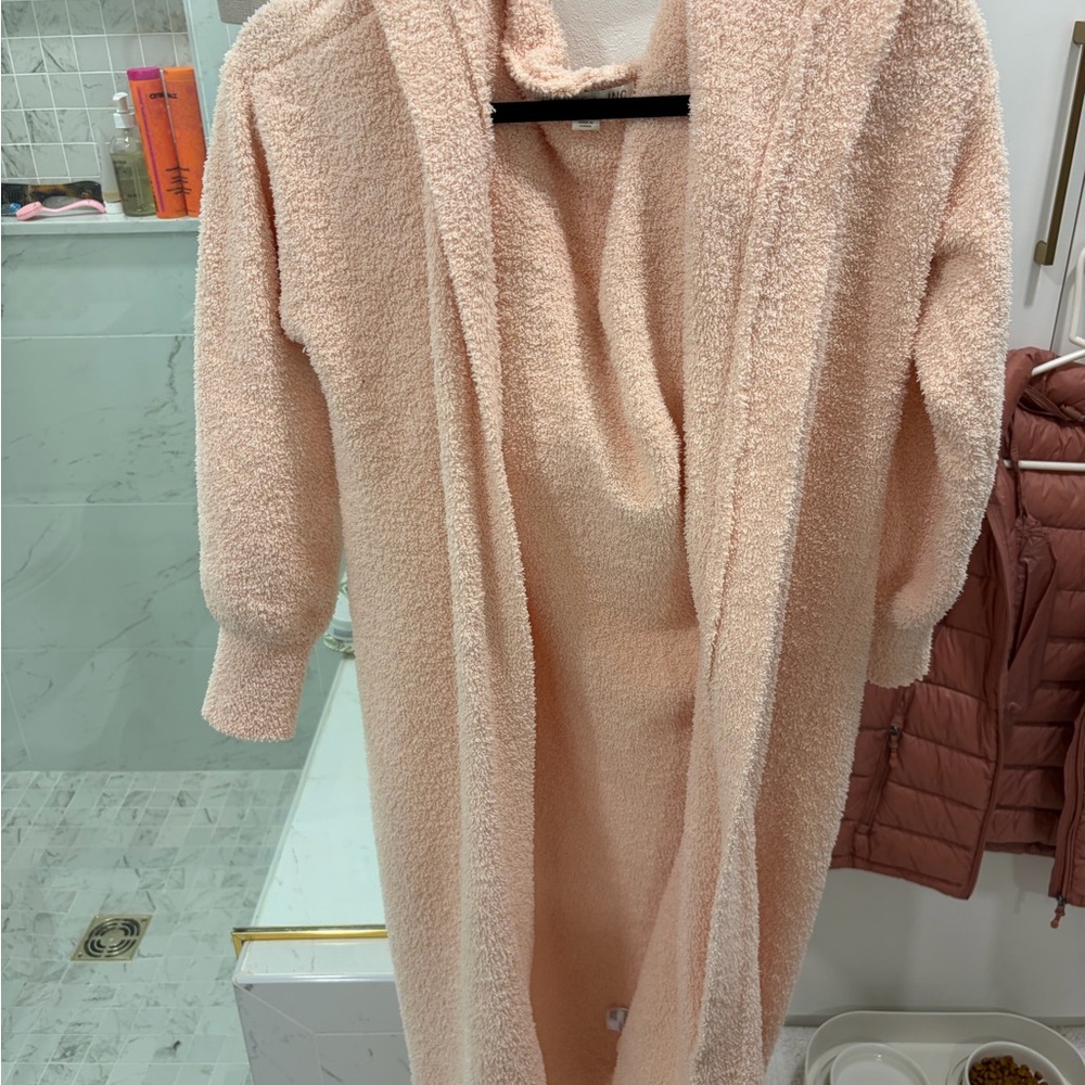 Luxurious Peach Terry Robe